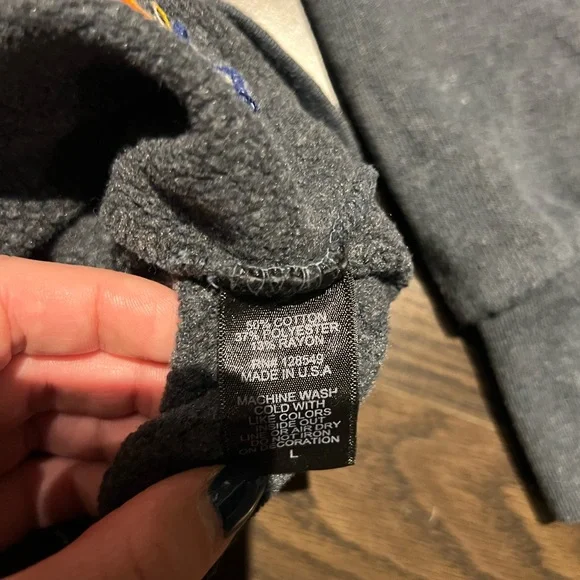 Aviator Nation Lightning Bolt Crewneck Sweater Sweatshirt Large - Picture 3 of 3